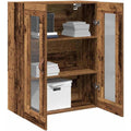 Armoire piece maitresse contemporaine marron
