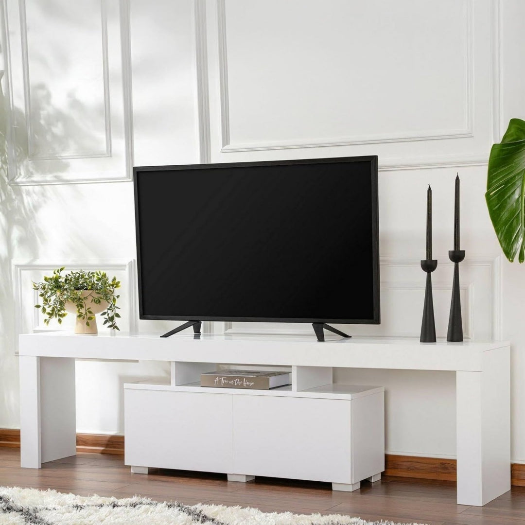 Meuble TV design gris