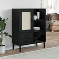 Rangement, armoire de rangement gris en bois style rustique