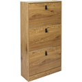 Design moderne armoire a chaussures marron 63 x 117 x 24 cm