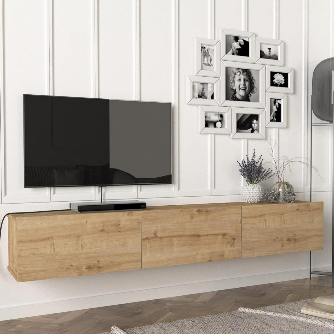 Meuble TV gris clair pour chambre 10 x 10 x 10 cm