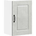 Armoire colonne gris clair, fabrication hevea, finition soignee