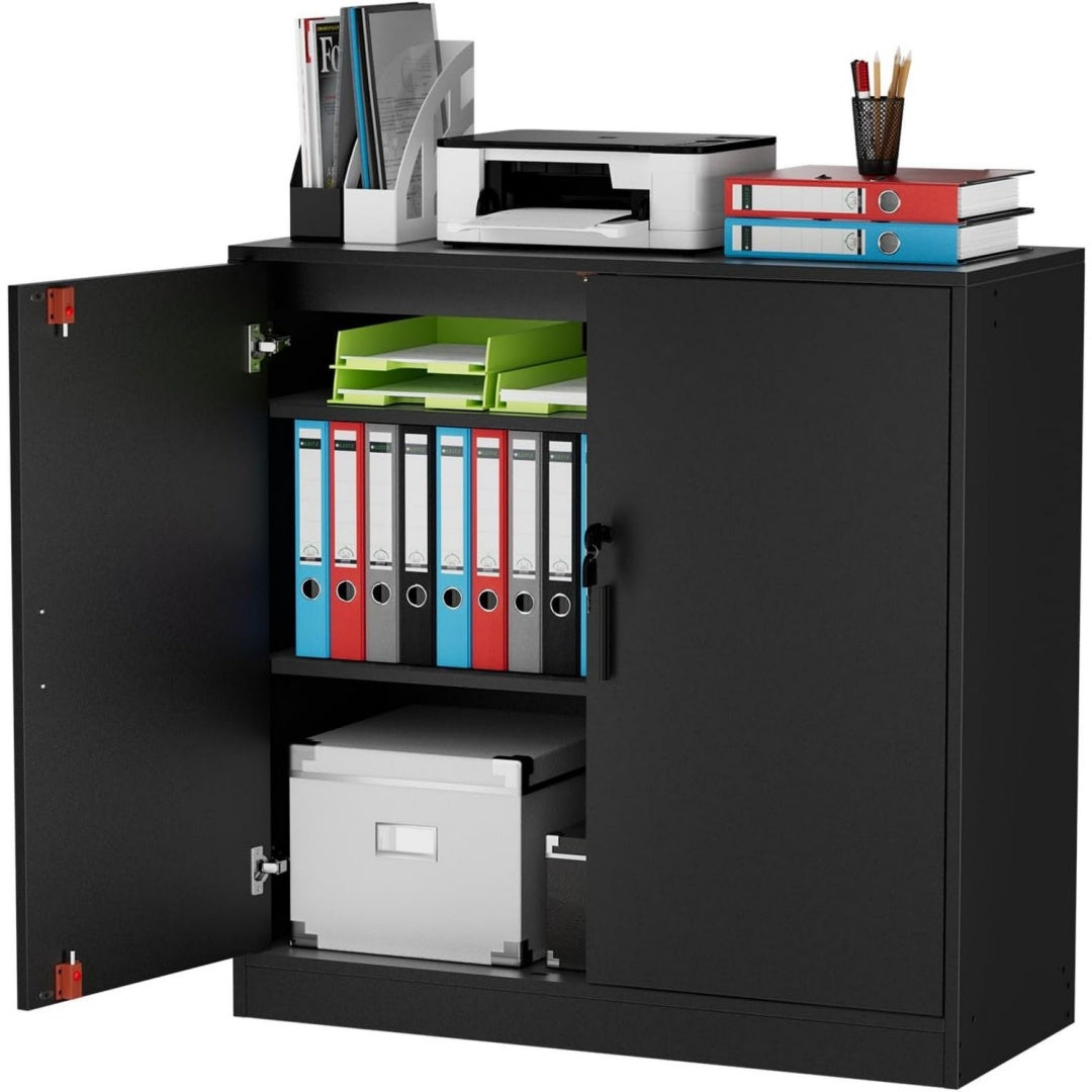 Armoire de rangement de salon gris fonce 87 x 37 x 87 cm