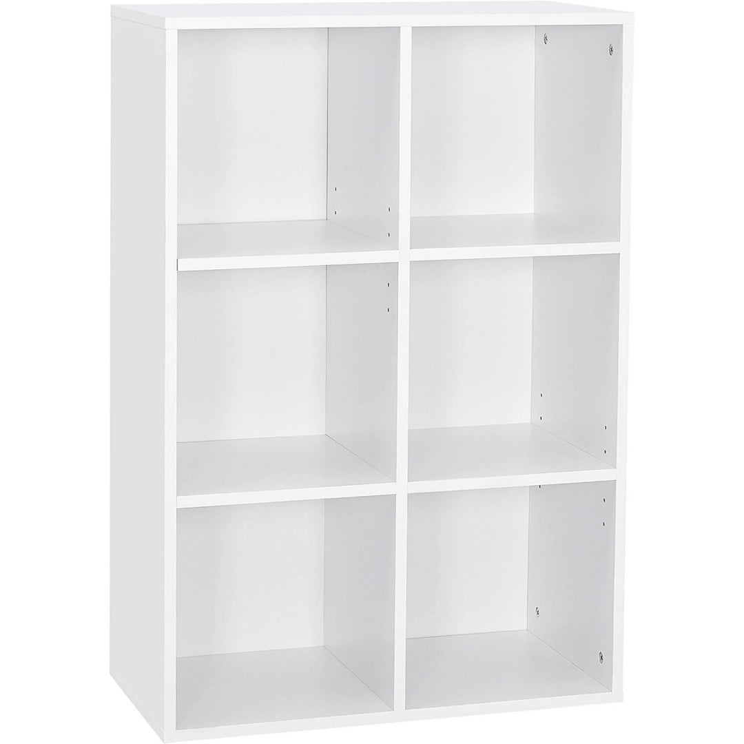 Bibliotheque gris clair 3 etageres, ideal pour salon et cuisine