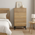 Coffre a tiroirs pour bureau marron moderne