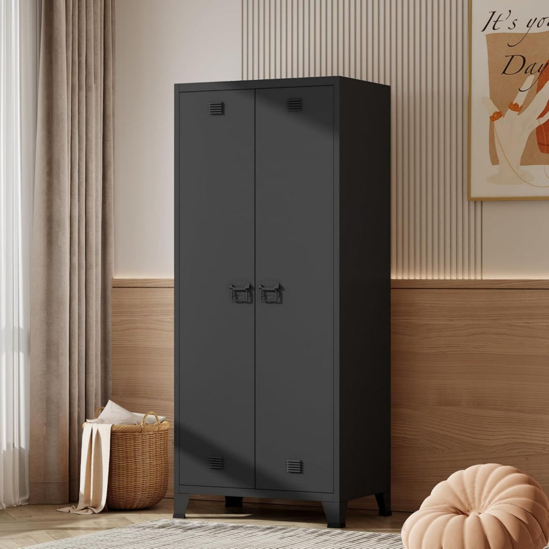 Bordeaux style industrielle armoire 2 portes