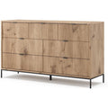 Commode marron ideal pour salon 140 x 42 x 81 cm