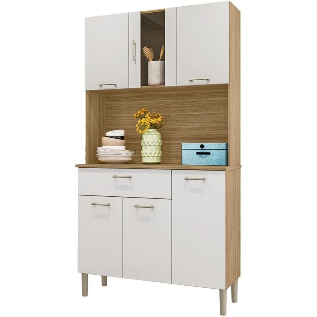 Buffet de bureau gris clair 36.3 x 92 x 170.5 cm