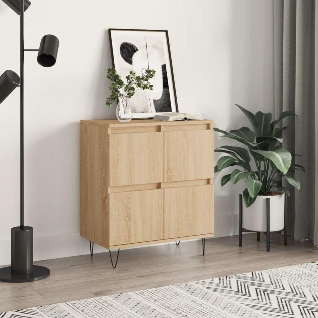 Buffet gris clair authentique tendance 60 x 35 x 70 cm