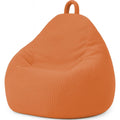 Grand fauteuil poire orange