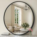 Miroir mural gris clair pour un rangement optimal