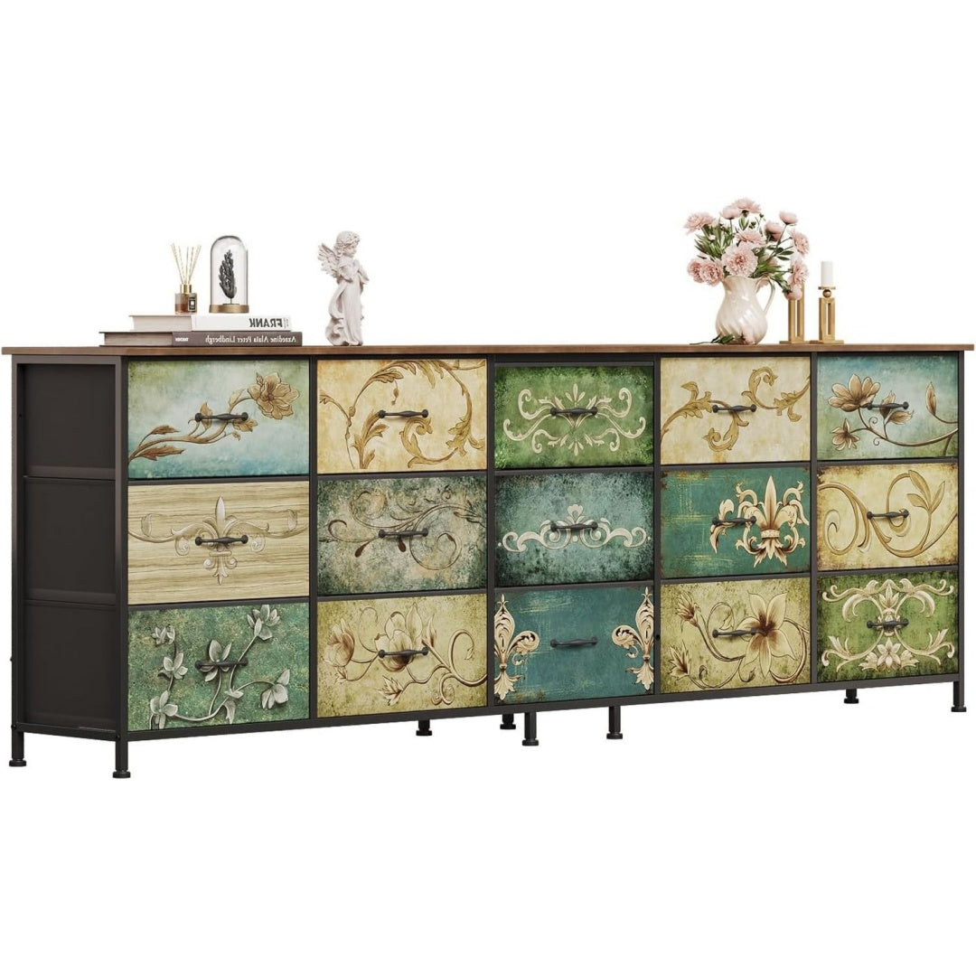 Commode 200 x 33 x 68 cm creme